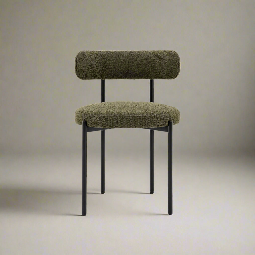 Perla Dining Chair:- Green