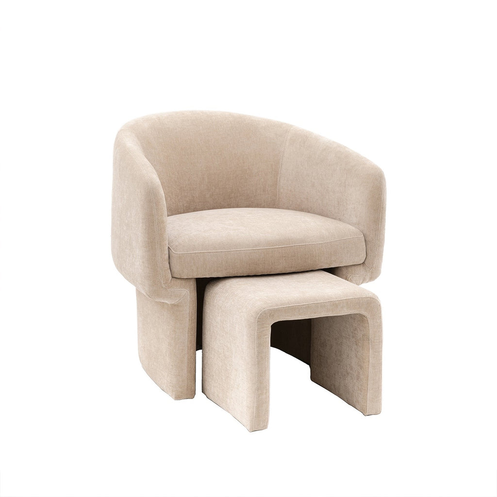 Viktor Armchair:- Cream