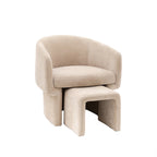 Viktor Armchair:- Cream