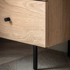 Ansel 3 Drawer Chest:- Natural