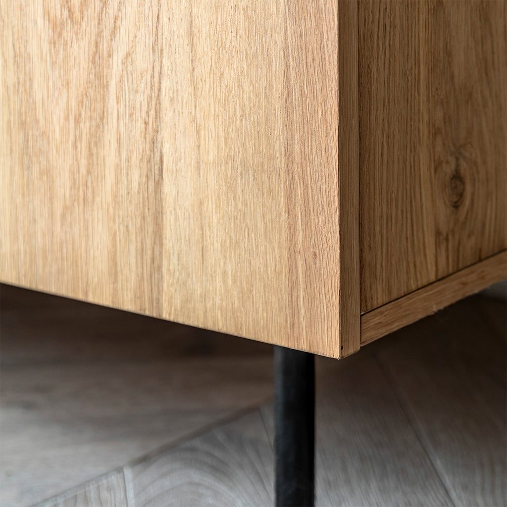 Ansel 2 Door Wardrobe - Natural