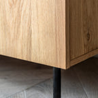 Ansel 2 Door Wardrobe - Natural