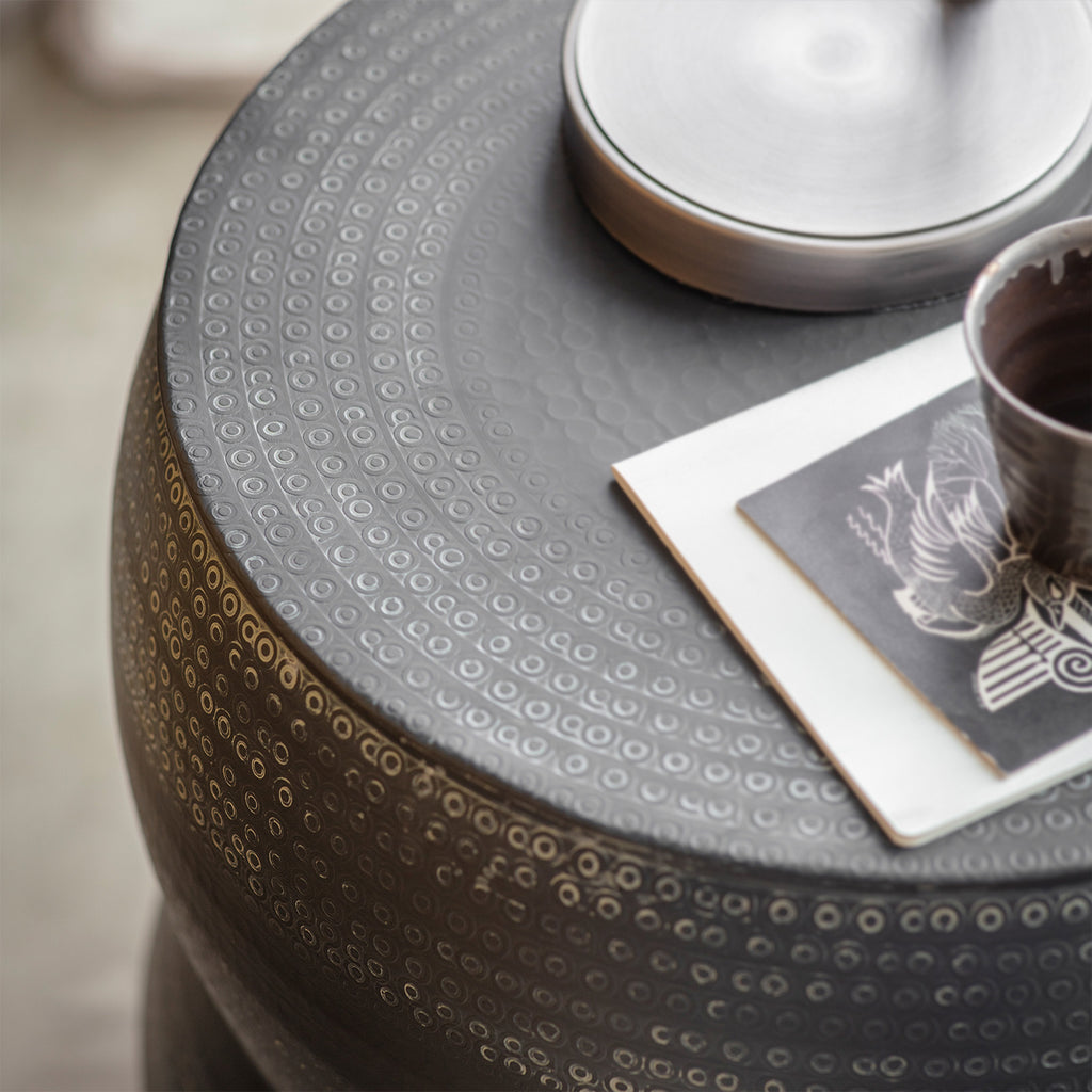 Celeste Side Table - Black Metal