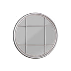 Round Window Mirror - Silver