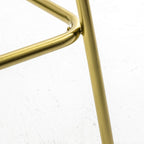Levi Barstool - Black Velvet & Brass