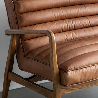 Tate 2 Seat Sofa - Vintage Brown Leather