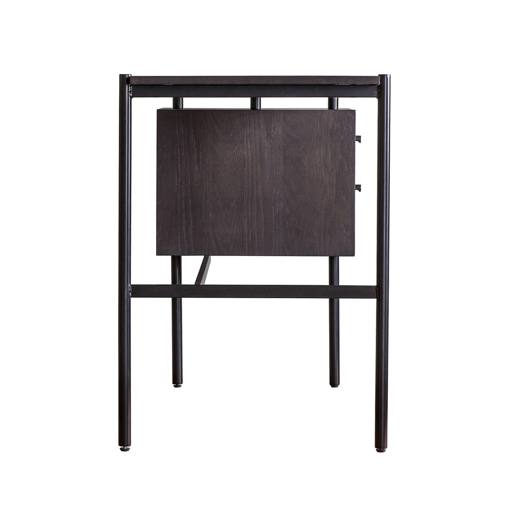 Slade 2 Drawer Desk 1300x:- Natural