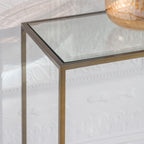 Ezra Console Table:- Bronze