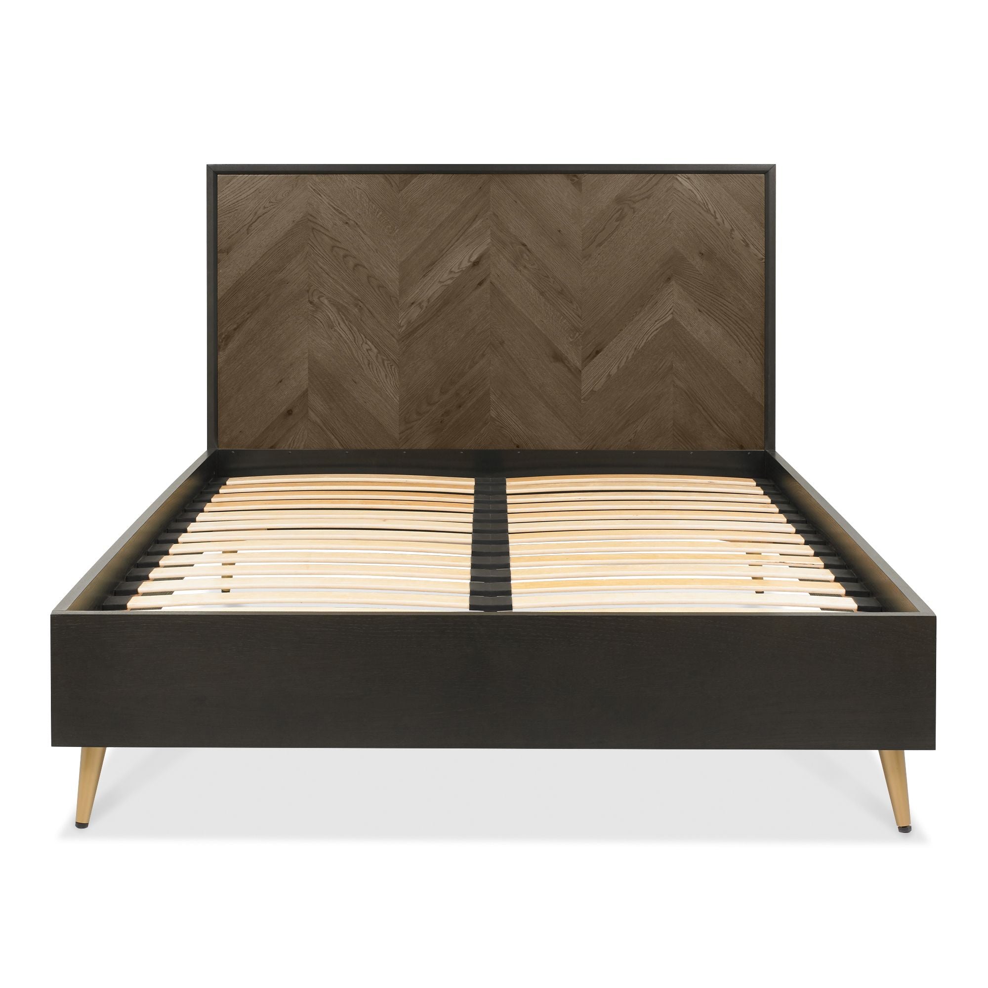 Boston Fumed Oak & Peppercorn Bed