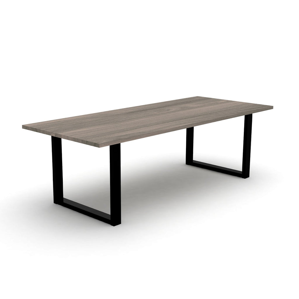 Kips Bay Oak Dining Table (40mm) U Steel Legs