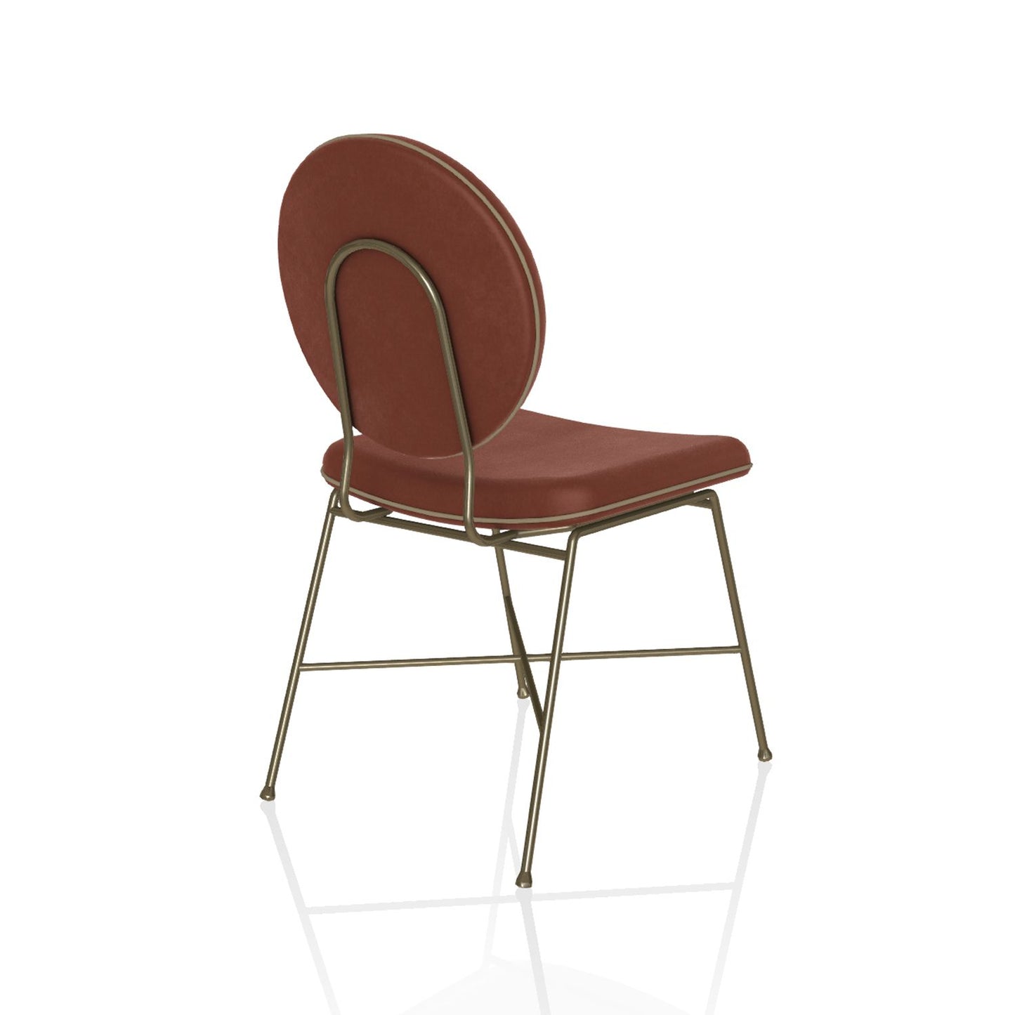 Penelope Chair Supreme Velvet/Corten By Bontempi Casa