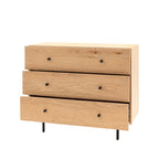 Ansel 3 Drawer Chest:- Natural