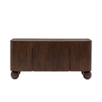 Maelynn 4 Door Sideboard - 170x43x80 / Dark Wood