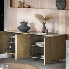 Ingrid 4 Door Sideboard - Smoked
