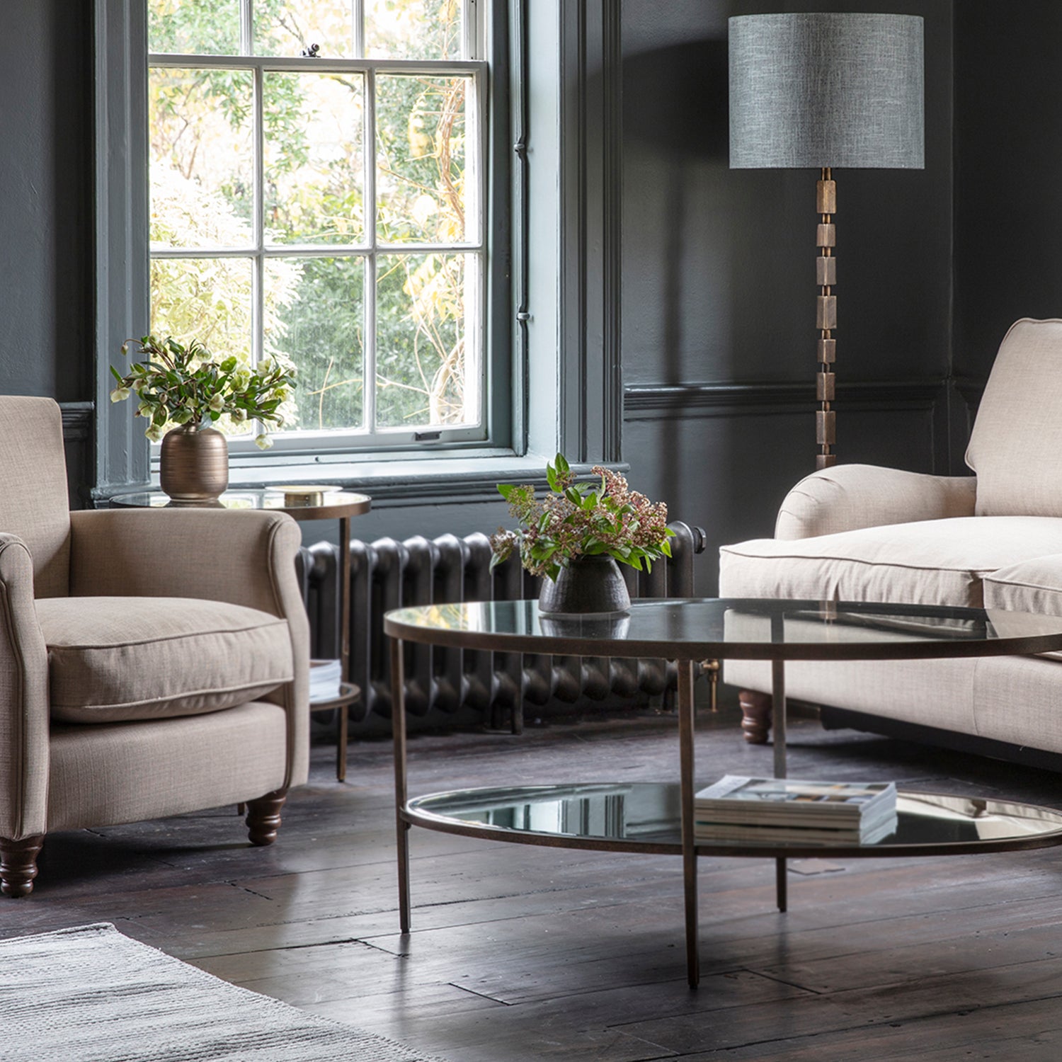 Jude Side Table:- Bronze