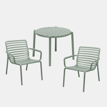 Dining Set - Doga Garden Table & x2 Doga Relax Chairs - Mint