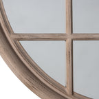 Round Window Mirror - Earth