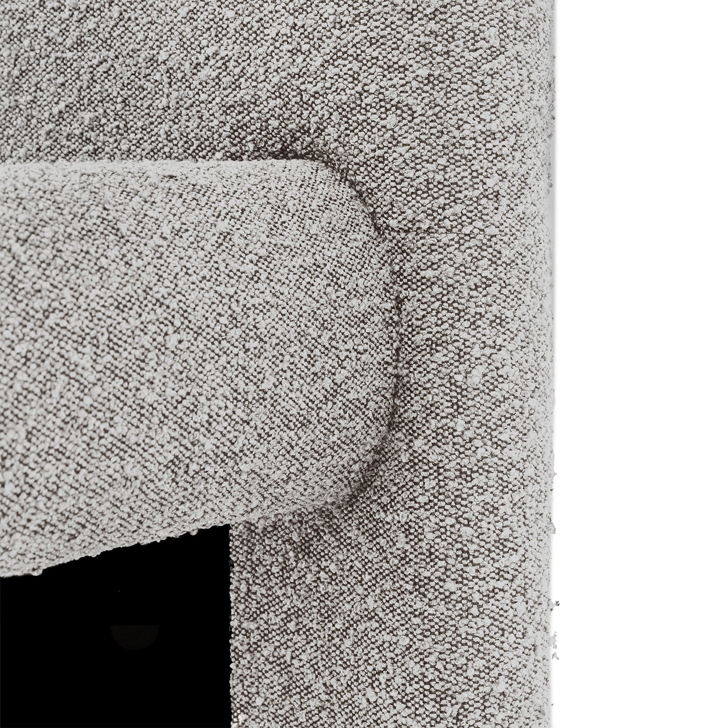 Amia 4ft6 Double Bed - Grey Stone