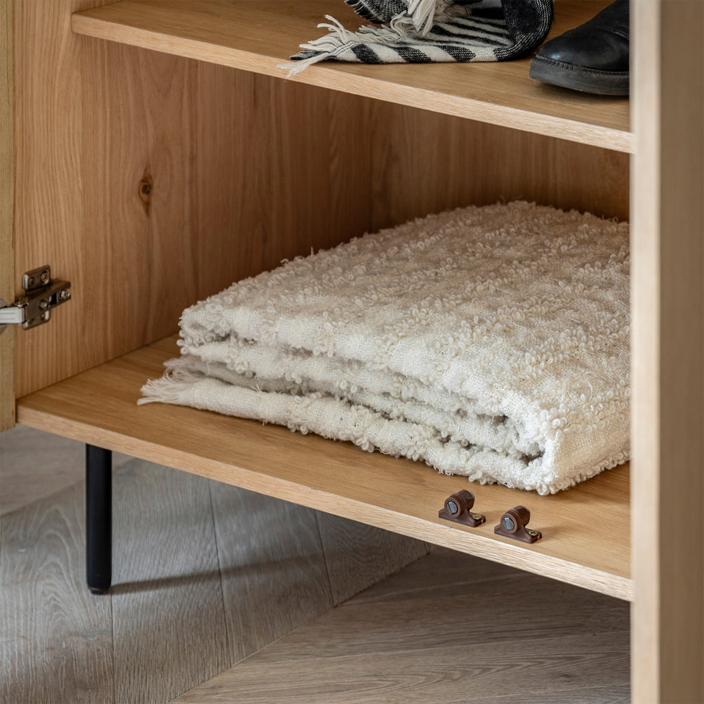 Ansel 2 Door Wardrobe - Natural