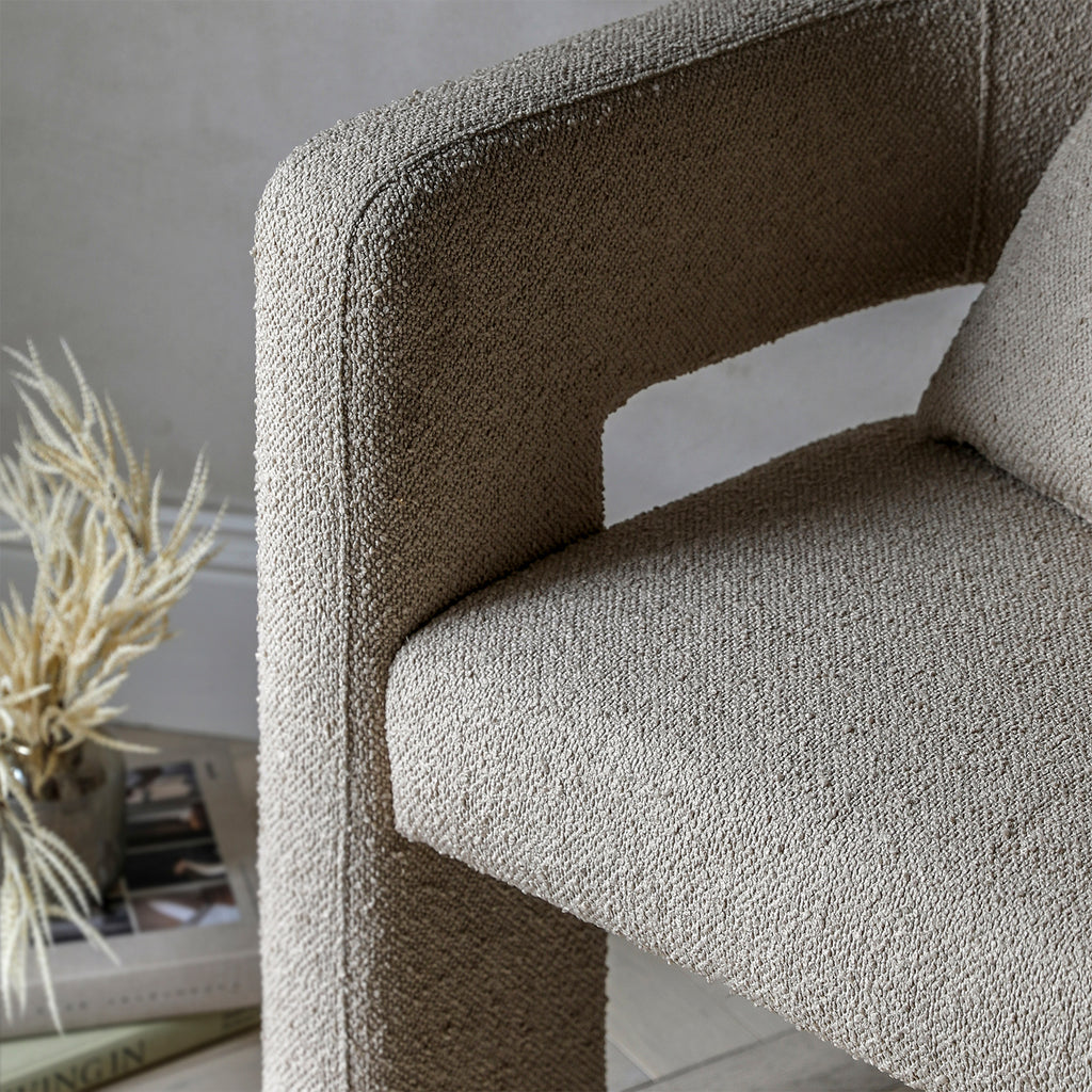 Farrah Armchair:- Taupe