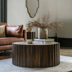 Matteo Coffee Table - Travertine & Mango
