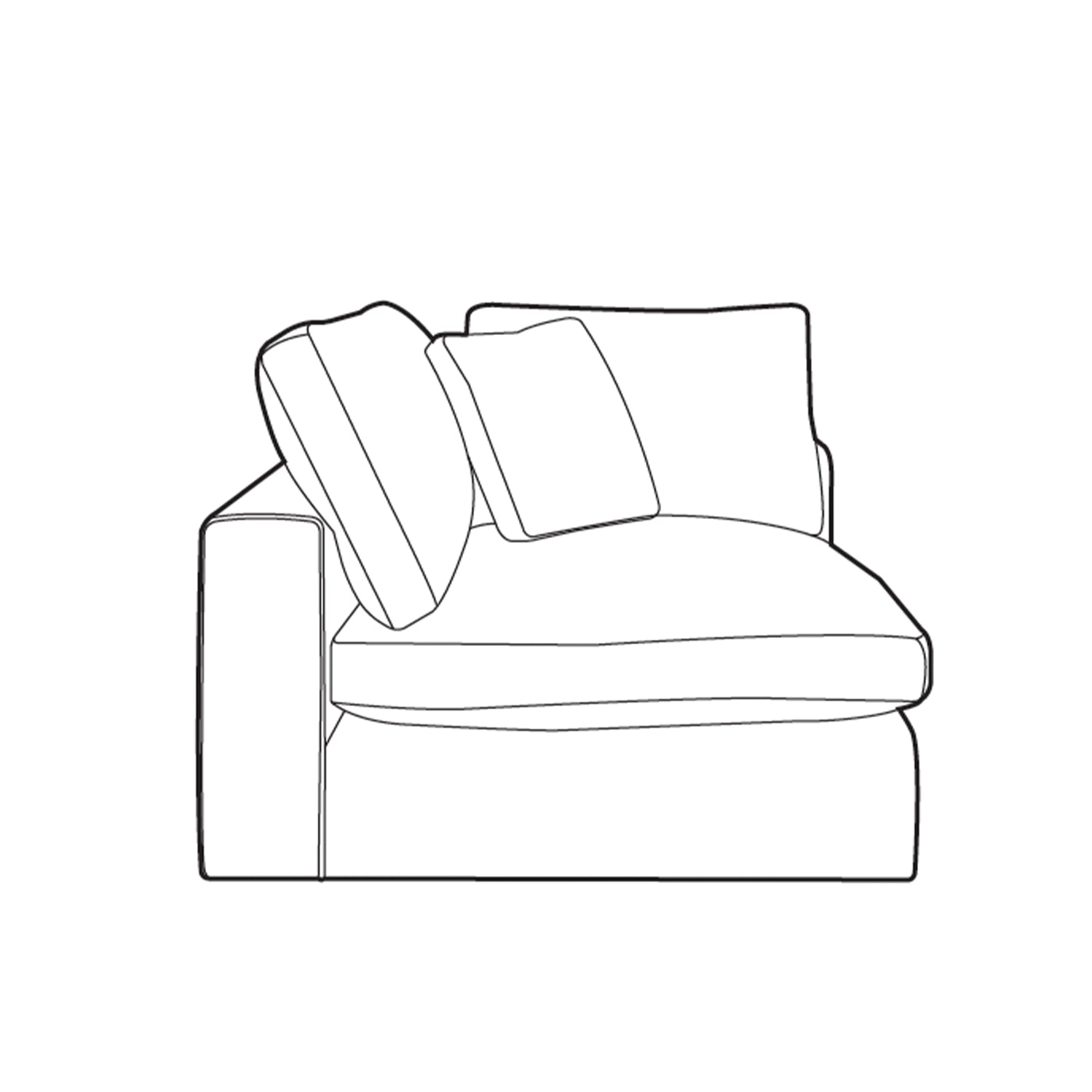 Margo Sofa - Corner Arm Module