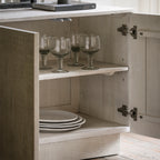 Yves 4 Door Sideboard - Whitewash