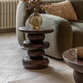 Maelynn Side Table - Dark Wood