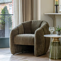 Darla Tub Chair:- Moss