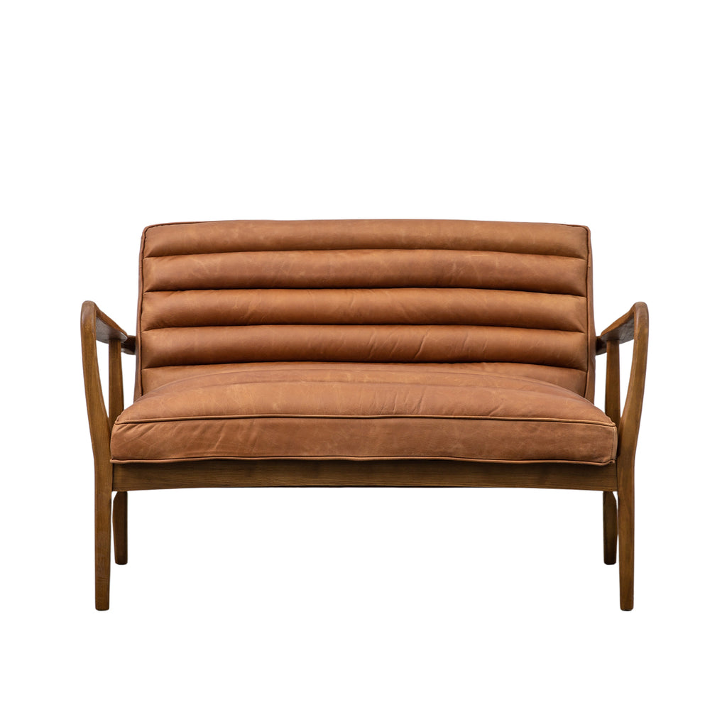 Tate 2 Seater Sofa - Vintage Brown Leather
