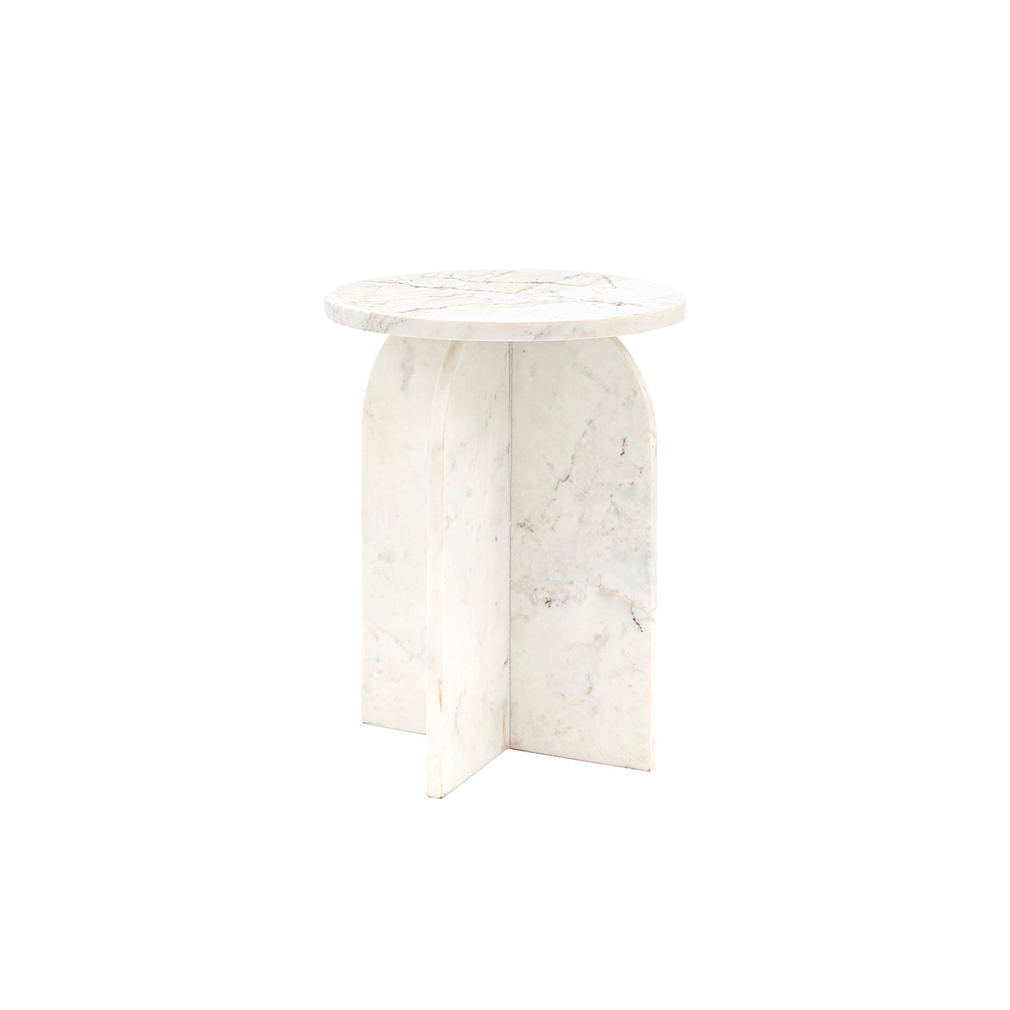 Bowie Side Table:- White