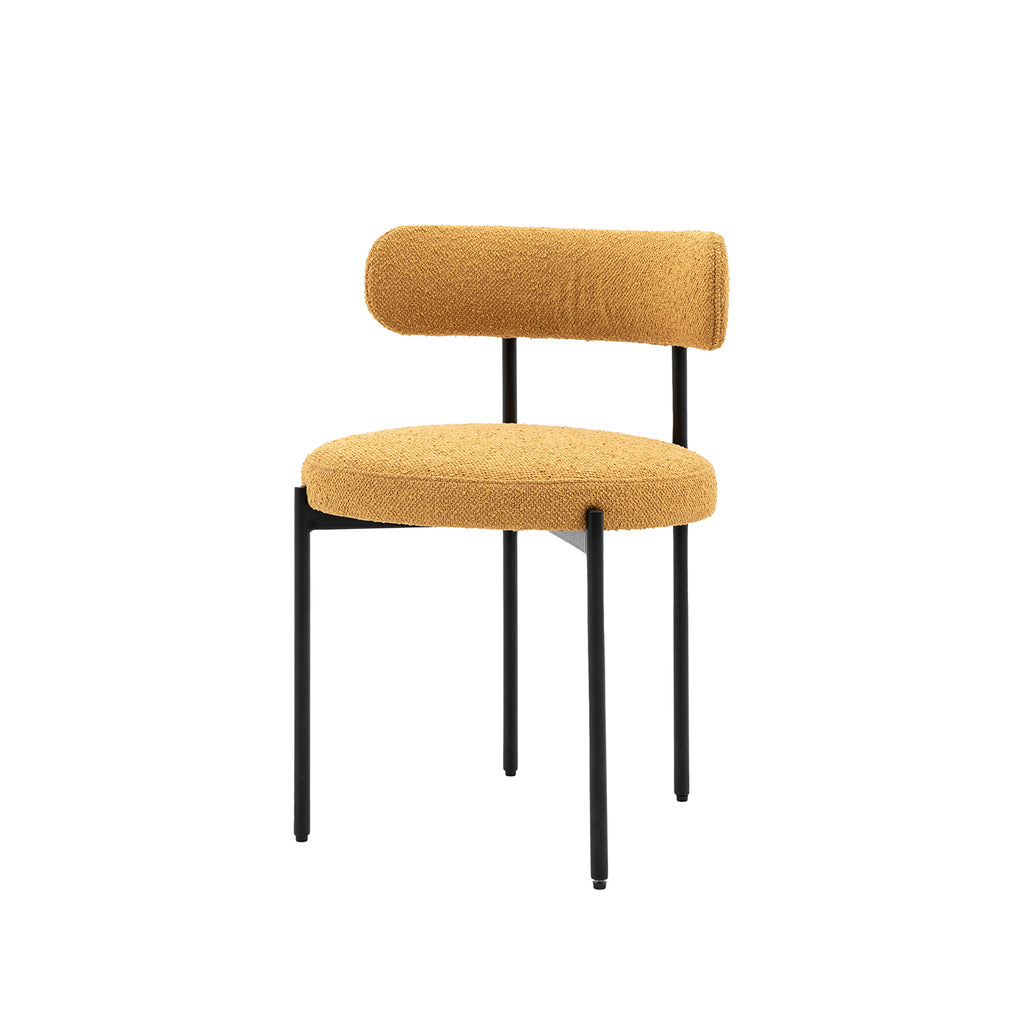 Perla Dining Chair:- Ochre