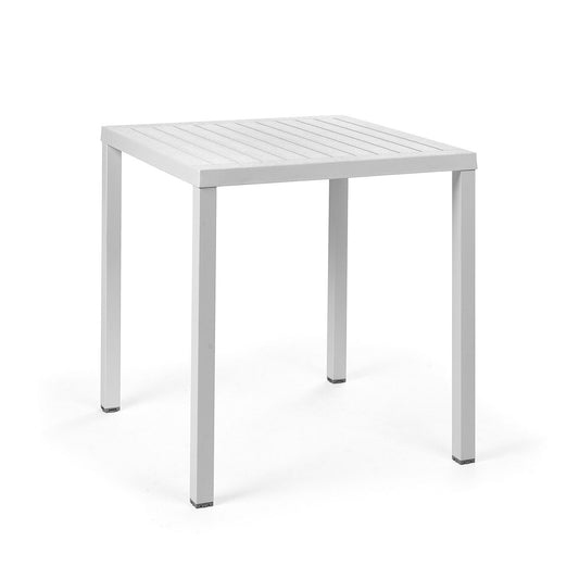 Cube 70 Garden Table By Nardi - White