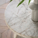 Bowie Side Table:- White
