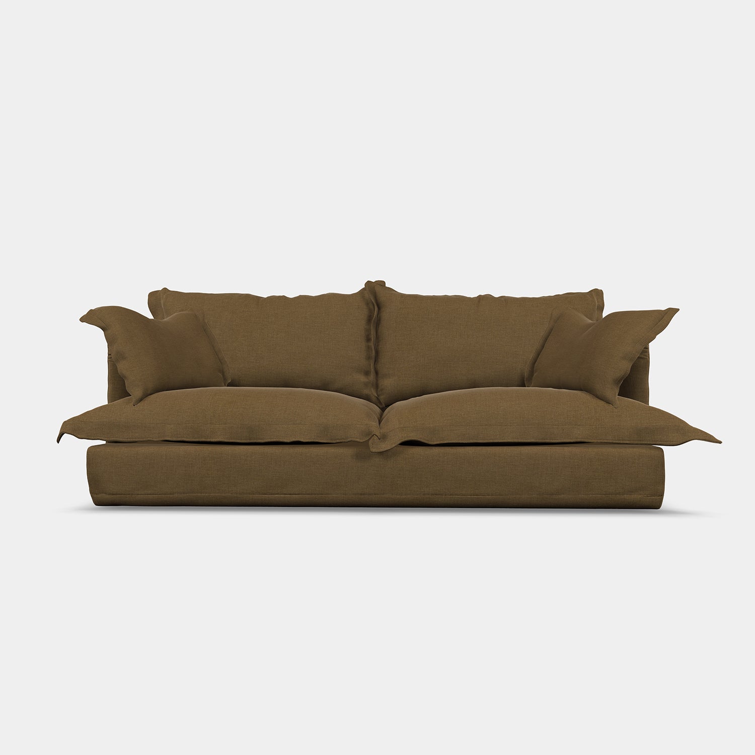 Frida Midi Sofa In Sahara Golden Ochre