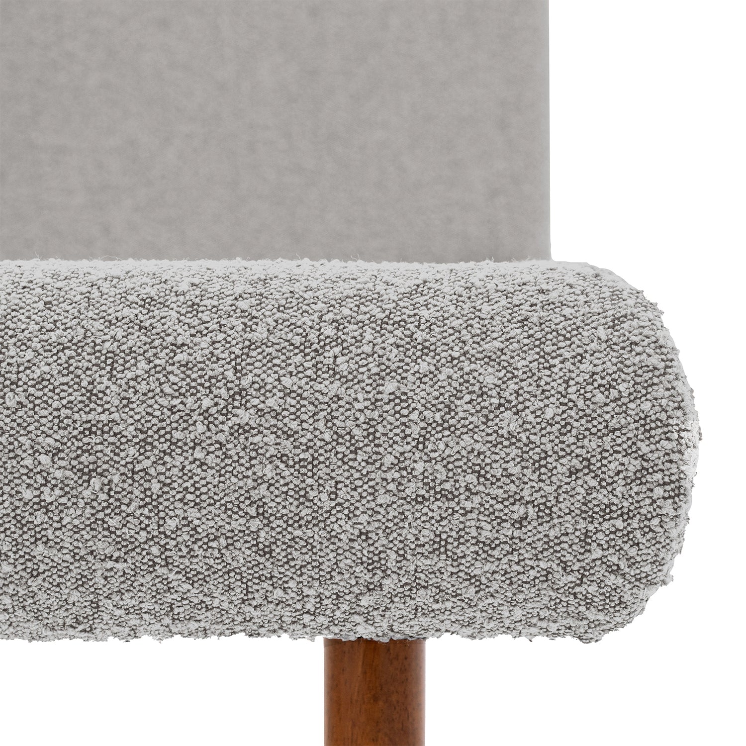 Amia 4ft6 Double Bed - Grey Stone