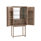 Maurice Cocktail Cabinet - Smoked