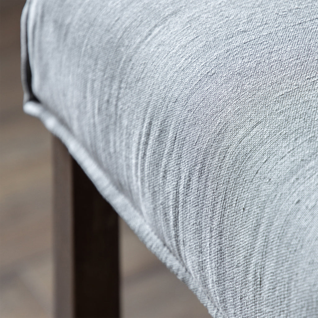 Harris Bar Stool:- Grey Linen Taupe, Set of 2