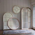 Round Window Mirror - Earth