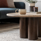 Quincy Coffee Table:- Dark Wood