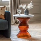 Finnick Side Table:- Orange