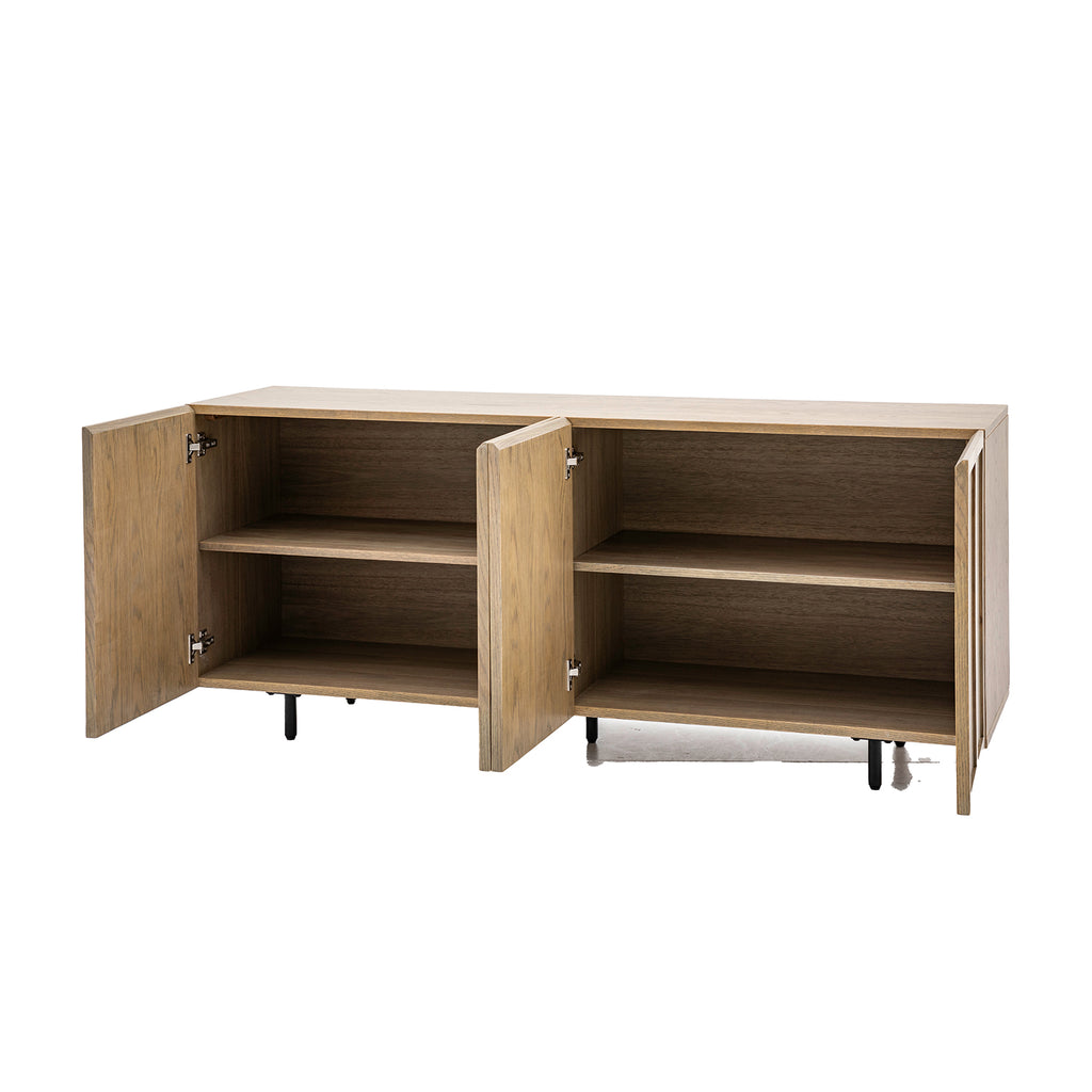 Ingrid 4 Door Sideboard - Smoked