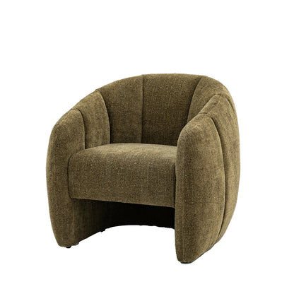 Darla Tub Chair:- Moss