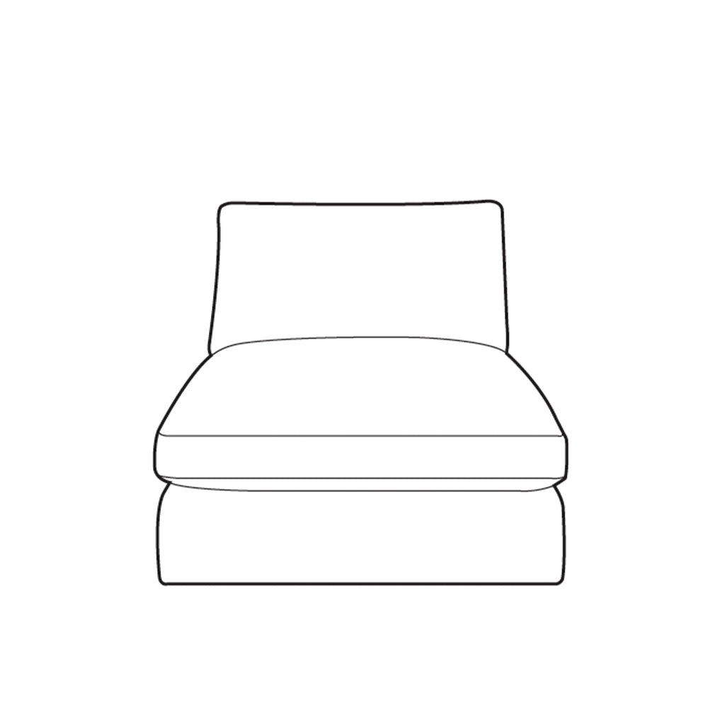 Margo Sofa Module - Armless Unit