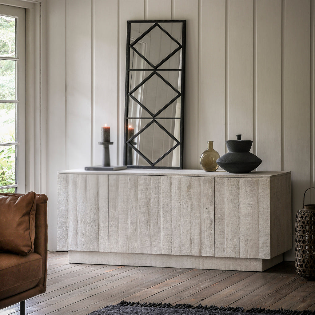 Yves 4 Door Sideboard - Whitewash