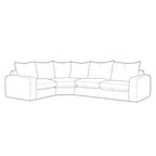 Dora Small Corner Sofa - RHF