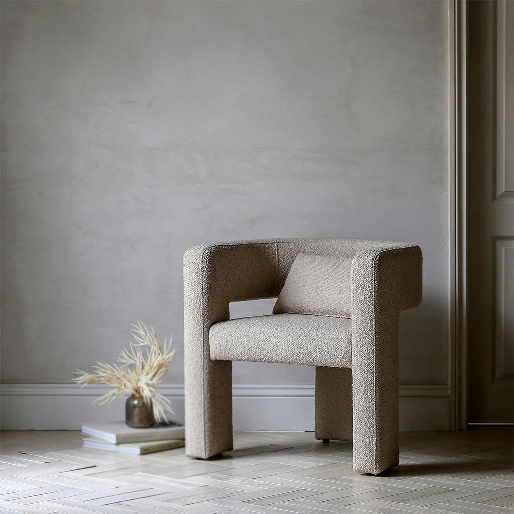 Farrah Armchair:- Taupe