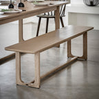 Maurice Dining Bench - Smoked