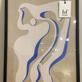 CLEARANCE - Lorenza Print With Black Frame