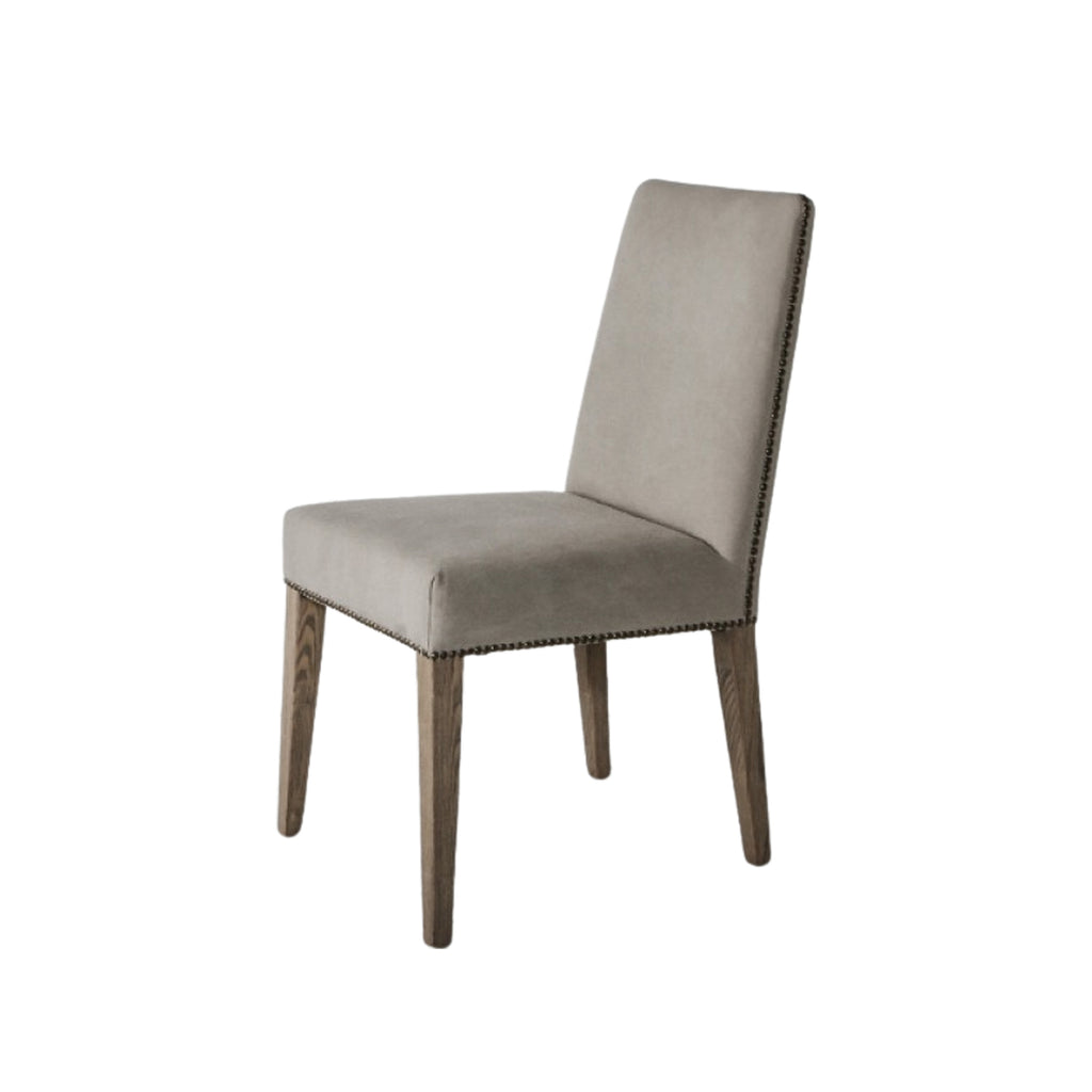 Rex Dining Chair Cement Linen  - Set Of 2